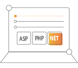 支持ASP、PHP、.Net等多種語(yǔ)言開(kāi)發(fā)